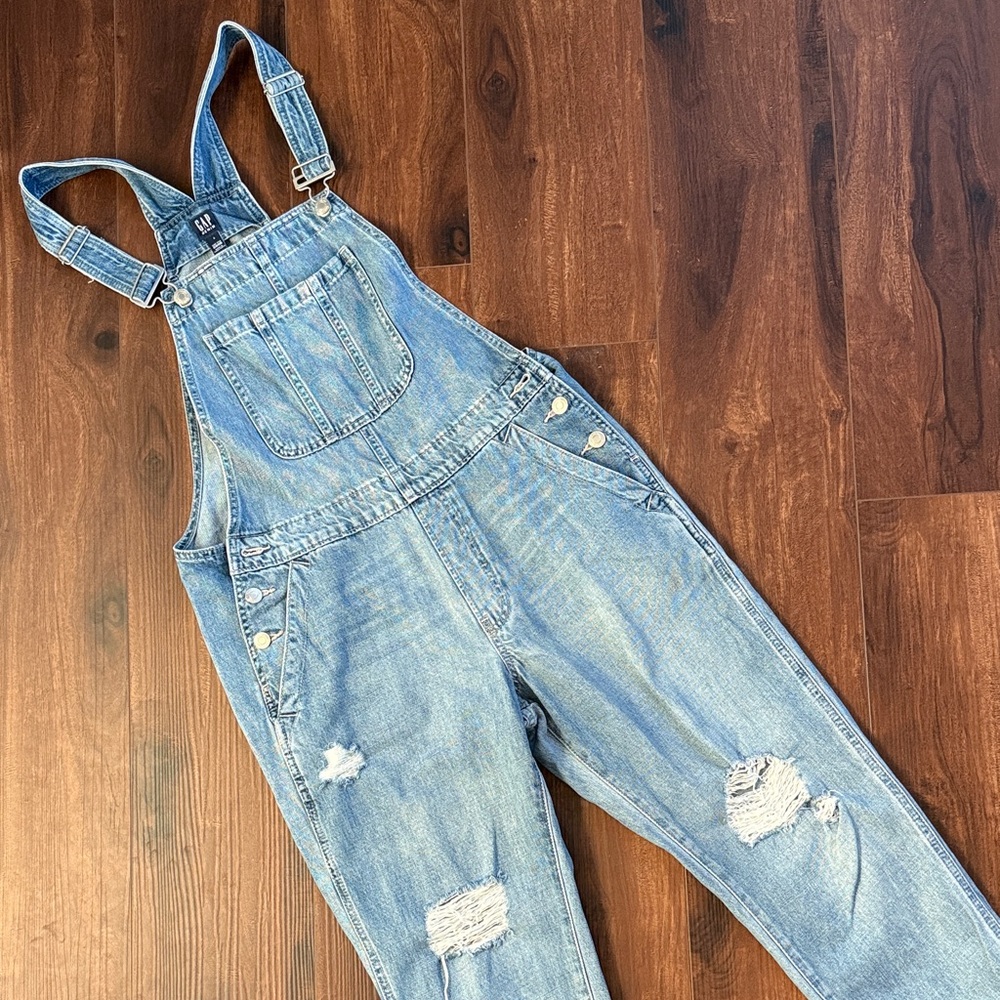 GAP Blue Denim Overalls